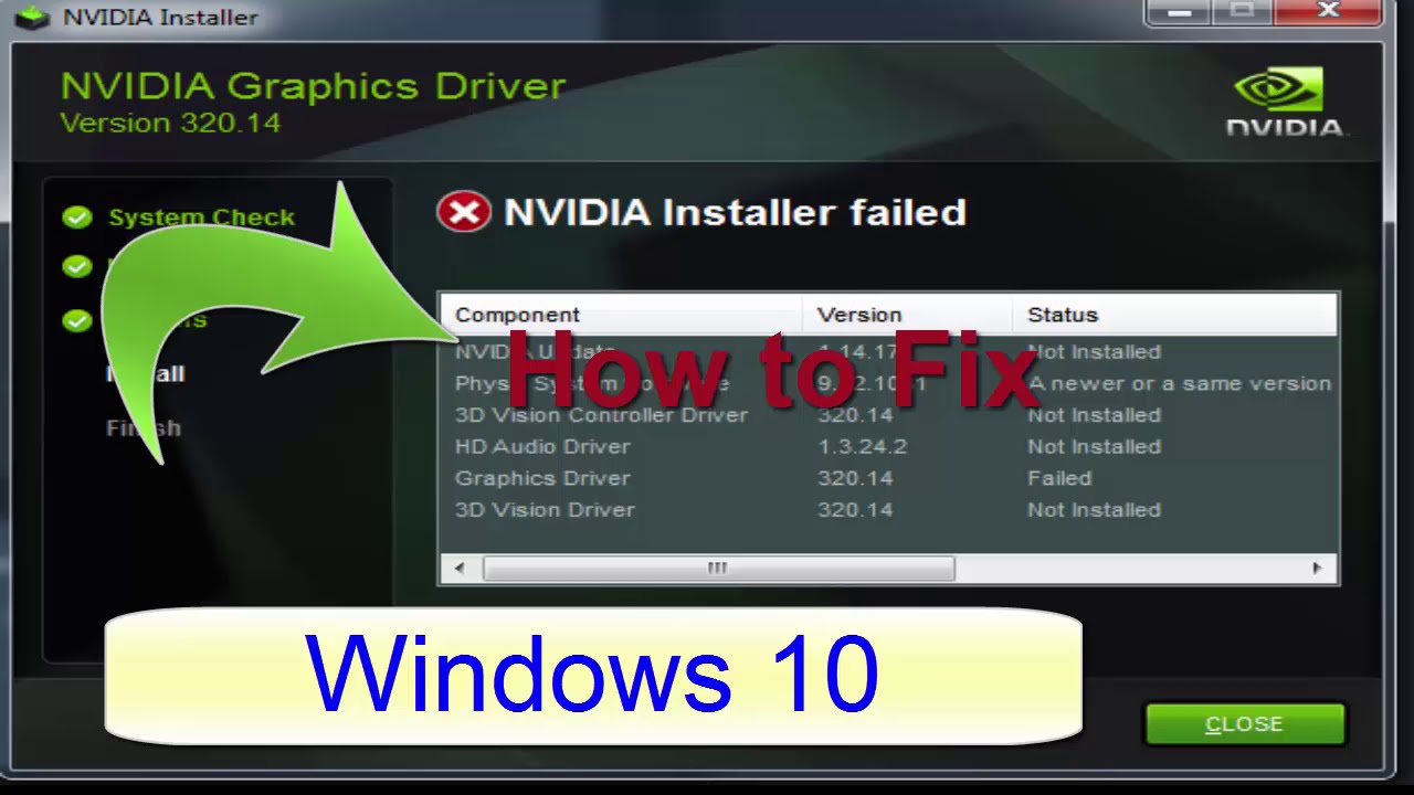 nvidia vga driver windows 10